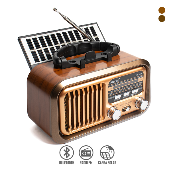 Radio FM/AM con Panel Solar